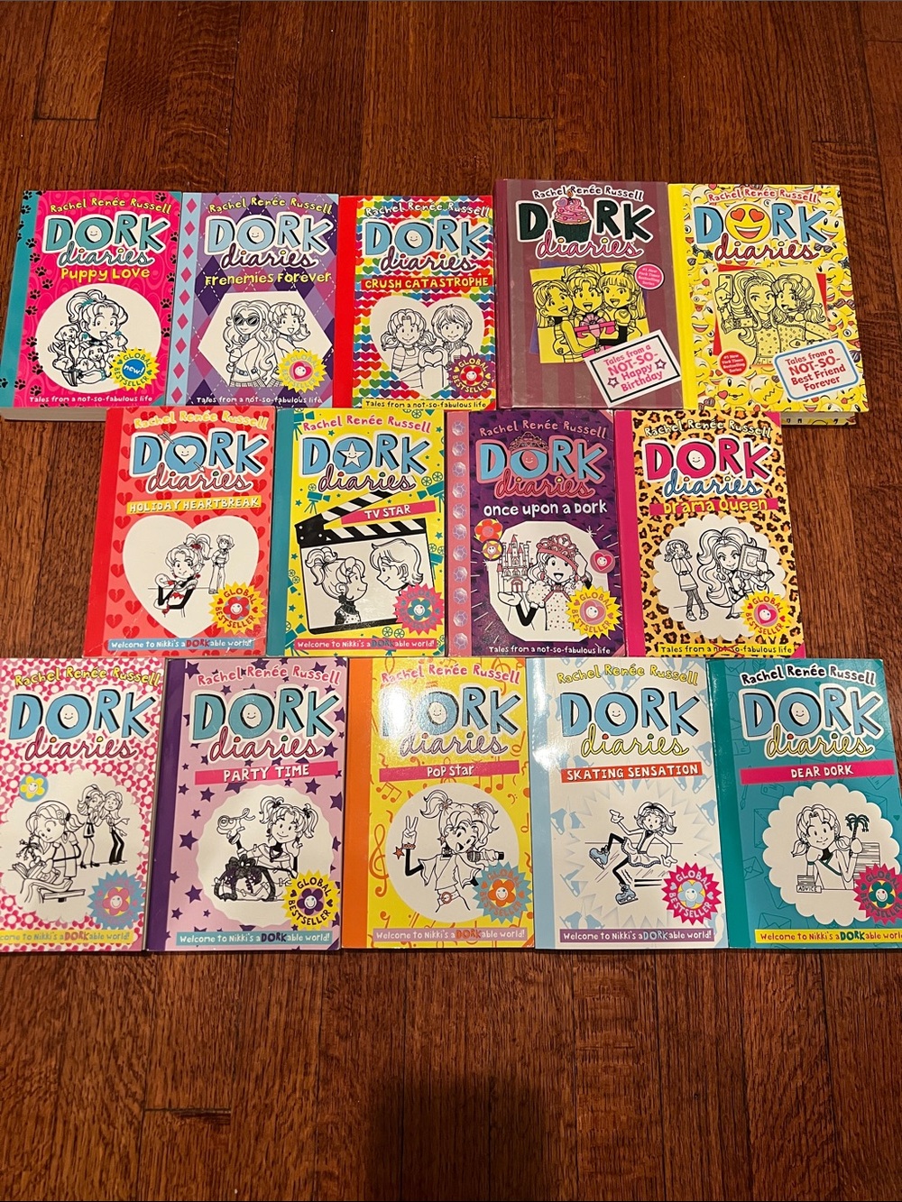 Dork Diaries Book Set - 12 paperbacks & 2 hard covers